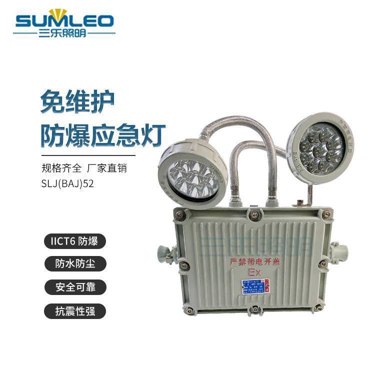 防爆雙頭應(yīng)急燈浙江三樂照明品牌BAJ52