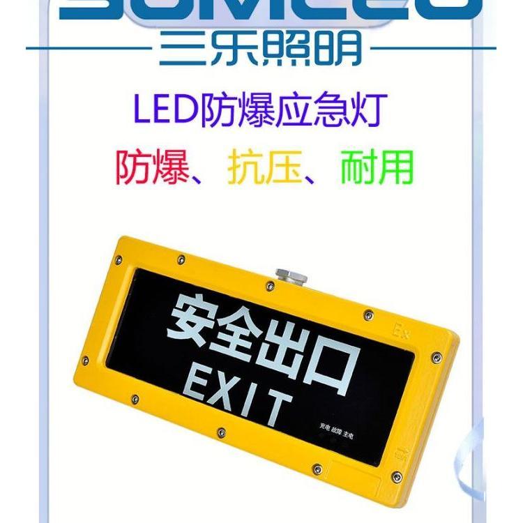 防爆應(yīng)急照明燈雙頭光源標(biāo)志燈安全出口消防工程停電LED應(yīng)急燈具