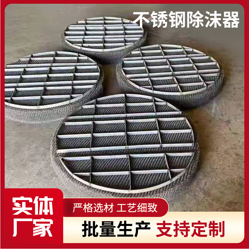 壓力容器設(shè)備配套304不銹鋼絲網(wǎng)除霧器制藥塔罐用標(biāo)準(zhǔn)型316除沫器