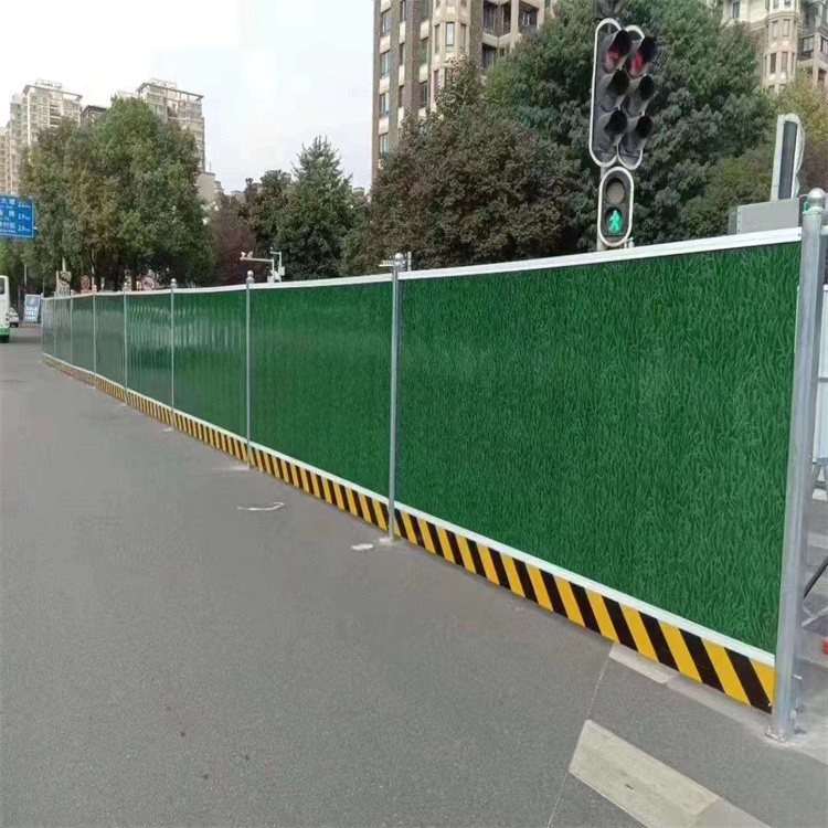 工地施工圍擋安全防護圍墻支持定制振馳裝配式圍擋