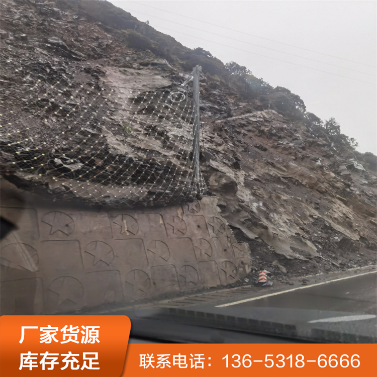 振馳銷售RXI環(huán)形被動攔石護(hù)坡網(wǎng)柔性鋼絲繩網(wǎng)絲徑3mm