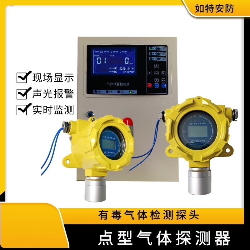 油漆房苯類可燃氣體探測器噴涂車間油漆濃度報警器聯動排風裝置